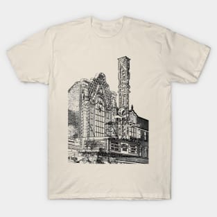 Music Box Theatre outline T-Shirt